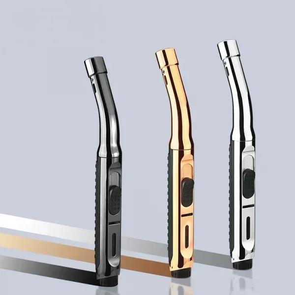 Torch Turbo Lighter Cigar Smoking Lighters Super Long BBQ Kitchen Cooking Gas Lighter Metal Cigarette Lighters Gadgets for Men - Image 5
