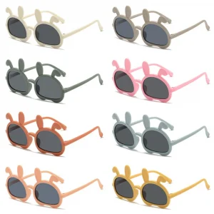 Easter Cartoon Rabbit Sunglasses Cute Bunny Kids Sunscreen Glasses Funny Photo Booth Props for Easter Party Holiday Decoration